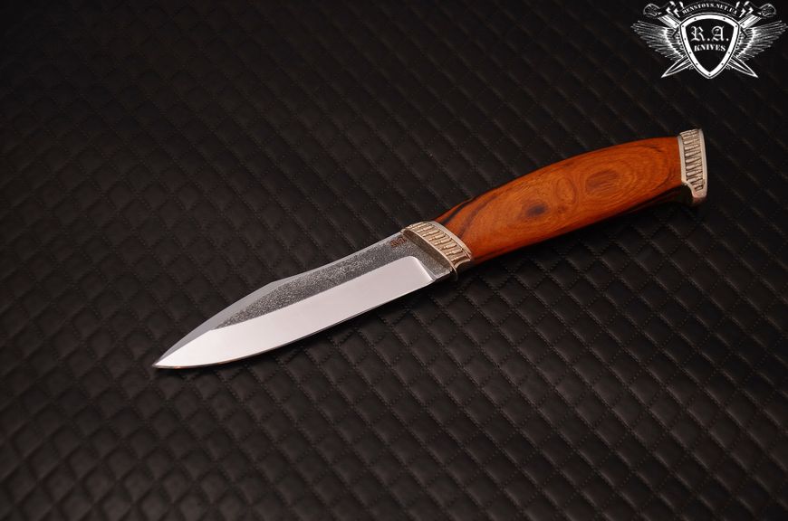 Авторский нож "Защитний" ручная работа, сталь N690, железное дерево Н0378 фото