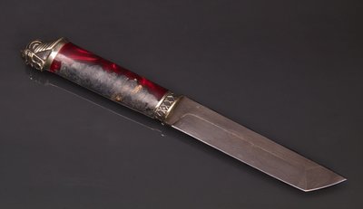 Нож "Танто самурай" дамасск, гибрид Н0534 фото