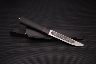 Нож ручной работы "Якут в темном" Н326 фото