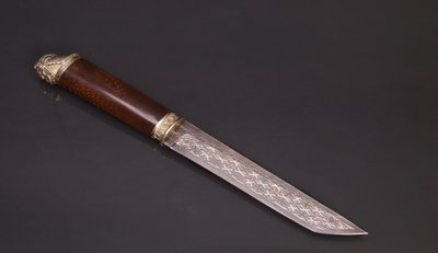 Нож танто "Путь самурая" изготовлен в единственном экземпляре Н0533 фото