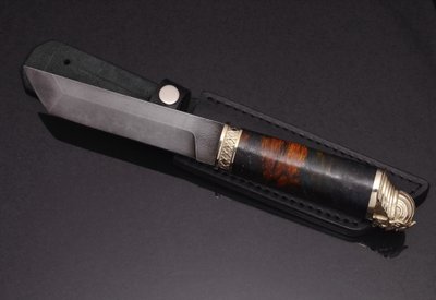 Нож авторский "Танто восточный" дамаск, ручная работа Н0402 фото