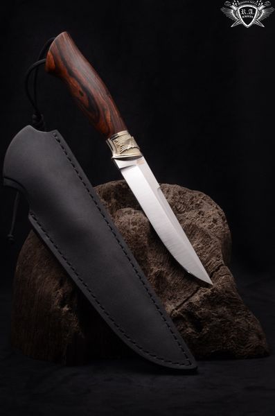 Нож авторский "Ангел-хранитель", эксклюзивная классическая модель премиум класса Н0438 фото