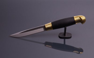 Финский нож в классическом стиле "Темный"  Н0535 фото
