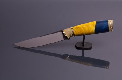 Нож в национальной тематике "Патриот" N690, гибрид Н223 фото