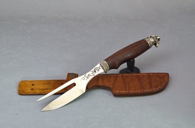 Вилка-нож для мяса, шашлыка "Тигр" ПН0015 фото