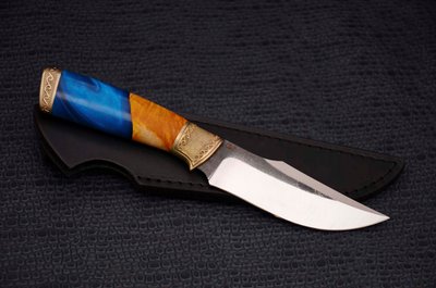 Нож авторский "Боец" универсальный, патриотический  Н0393 фото