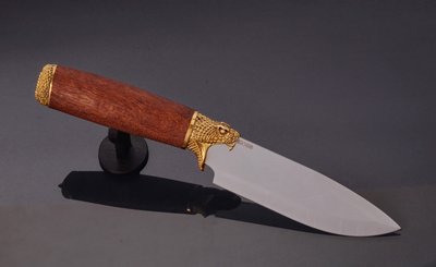 Нож ручной работы "Древесный питон" нержавеющая сталь Н0611 фото