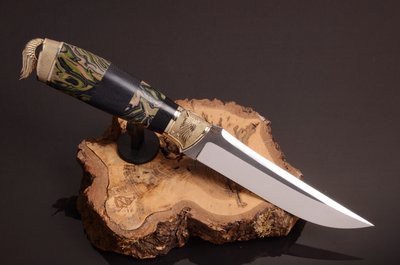 Авторский нож ручной работы "Дионис" Н0618 фото