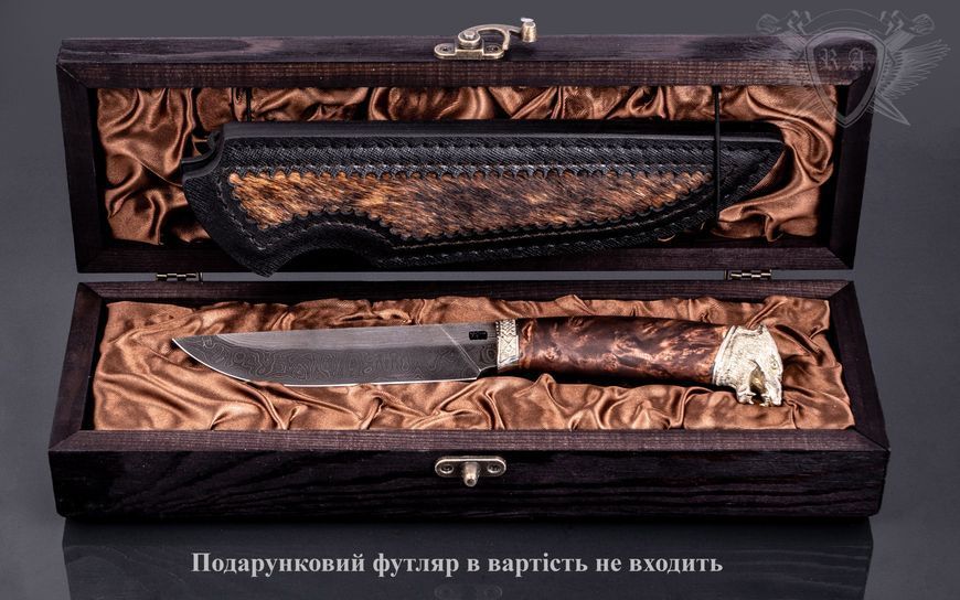Ніж авторський "Дамаський Вовк 2" Н1023 фото