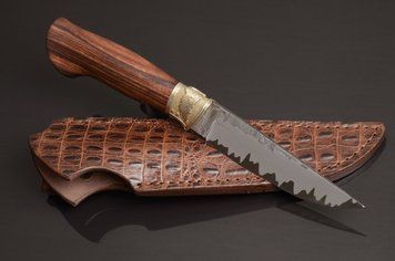 Ніж авторський "Охоронець" ламінат S390 Н0836 фото