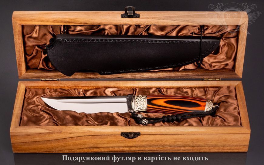 Авторский нож "Штурм" крепкая сталь N690, микарта Н1014 фото
