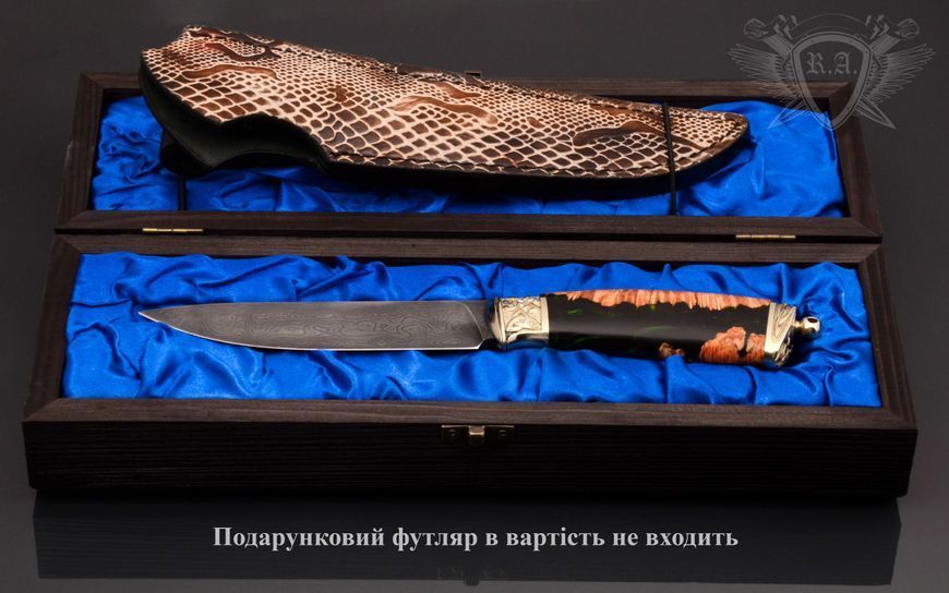 Ніж ручної роботи "Аркан" дамаська сталь Н0887 фото