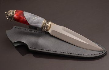 Нож ручной работы "Сова" нержавеющая сталь Н0841 фото