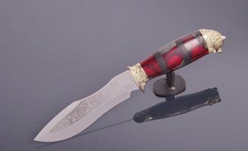 Нож ручной работы "Карпатский медведь" Н0590 фото