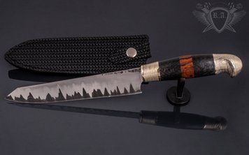 Поварський ніж для шефа "Домінус Шеф", ламінат S390, лімітована серія Н1011 фото