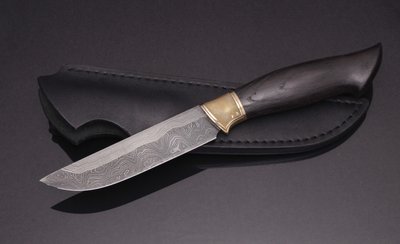 Нож авторский "Класика" дамасская сталь Н0374 фото